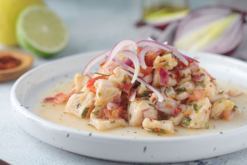 Redfish ceviche
