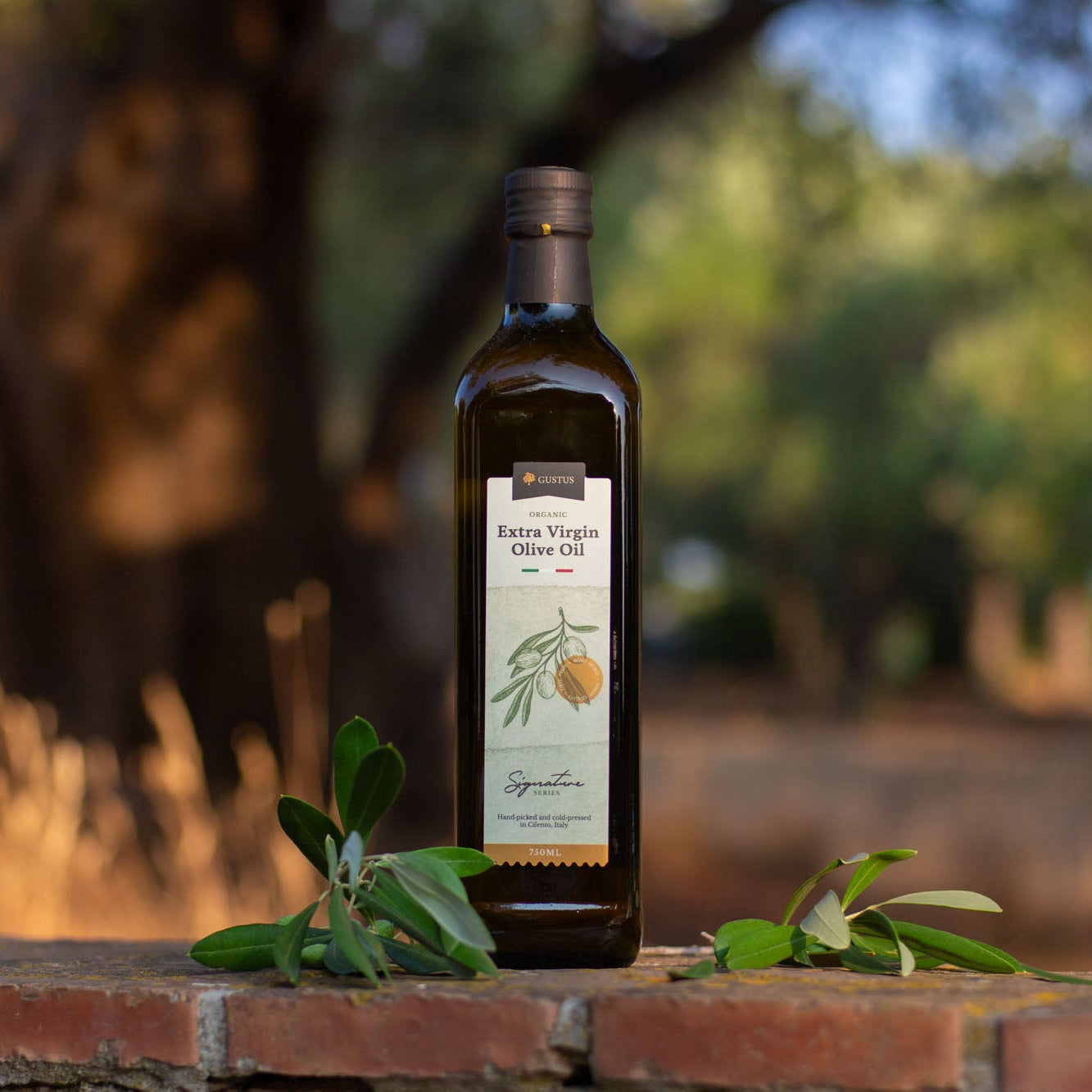 Gustus Organic Extra Virgin Olive Oil - 750 ml