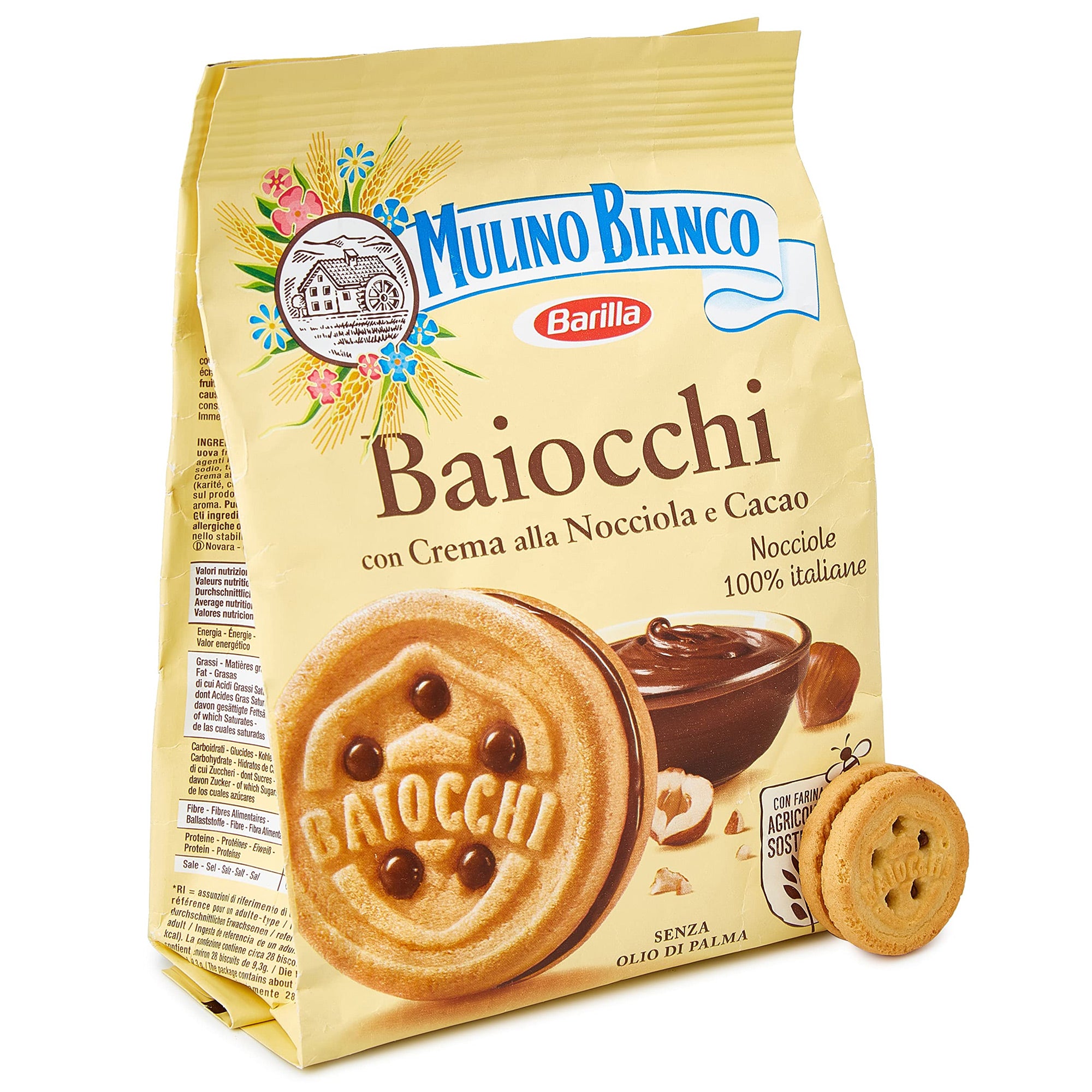 Chocolate cream biscuits - Mulino Bianco Baiocchi Choco 260g