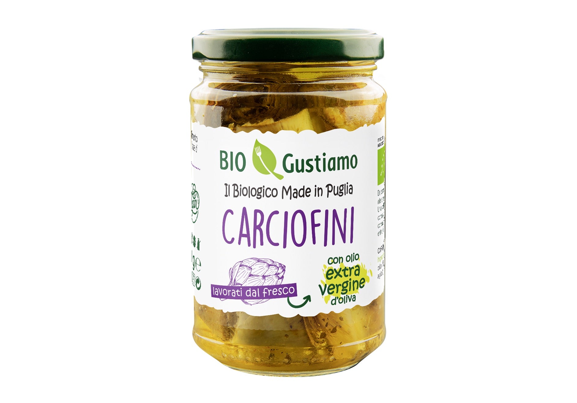 Organic Artichokes in oil - organic - 280 g