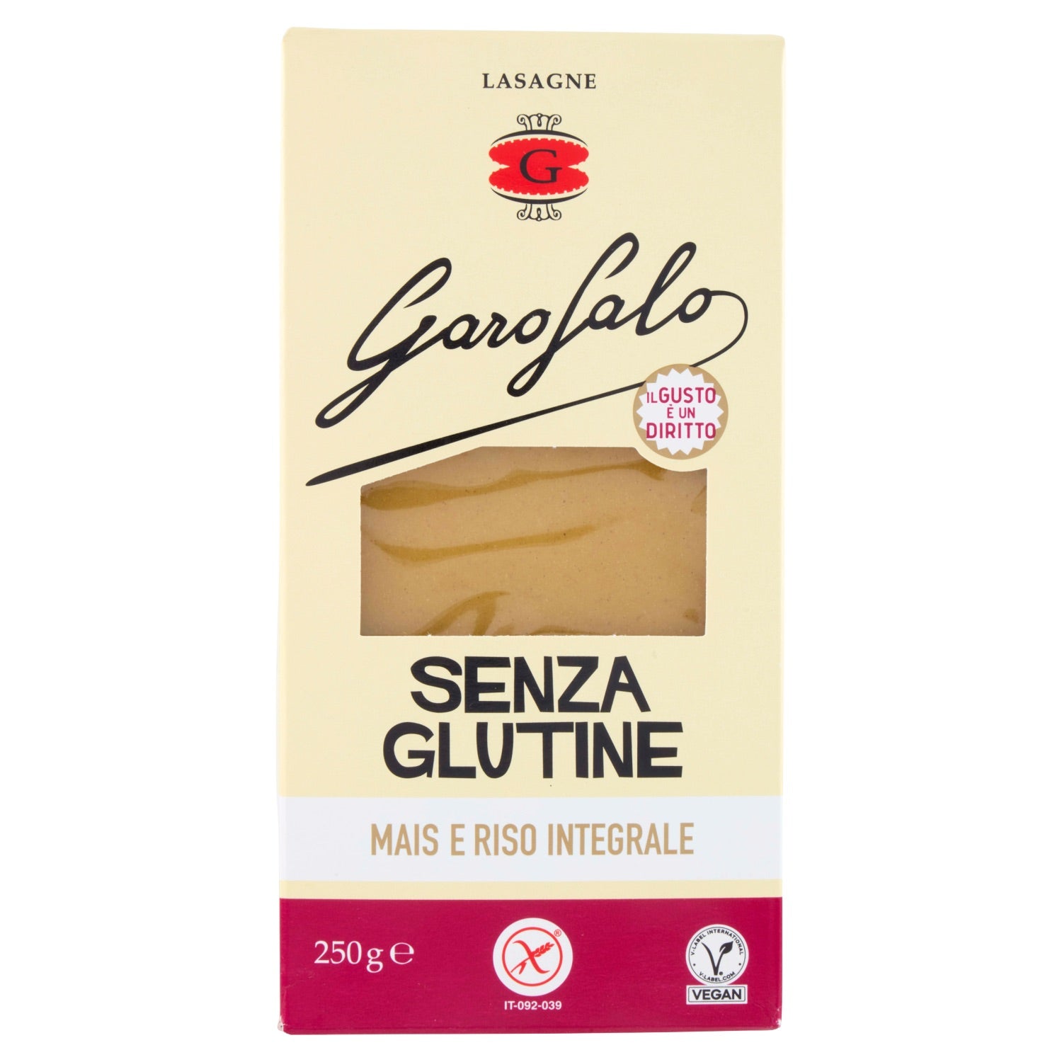 Garofalo Lasagne - Gluten Free Pasta 250 g