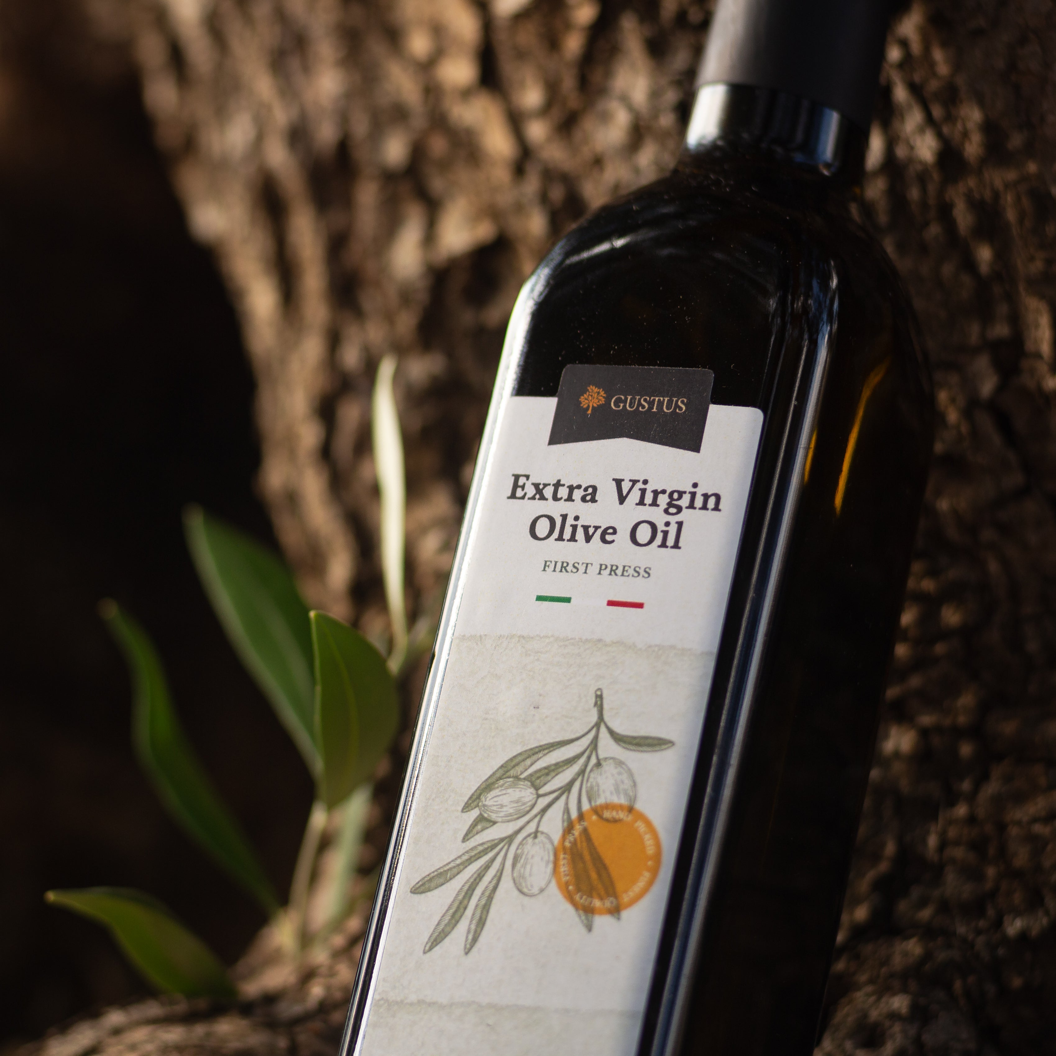 Gustus Organic Extra Virgin Olive Oil - 500 ml