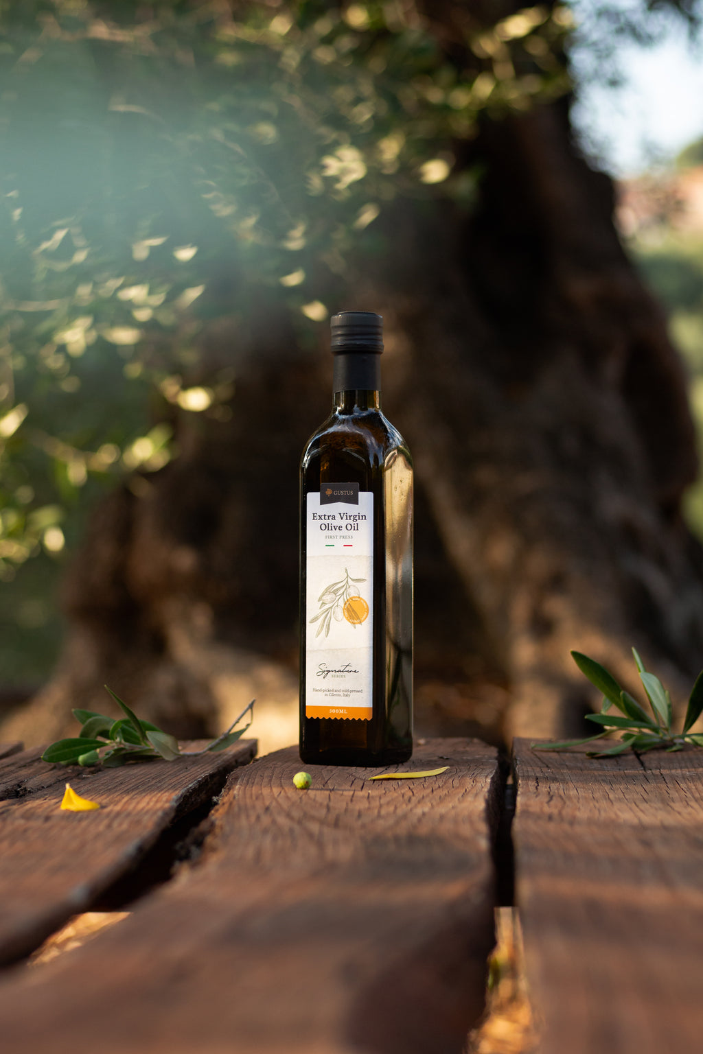 Gustus Organic Extra Virgin Olive Oil - 500 ml